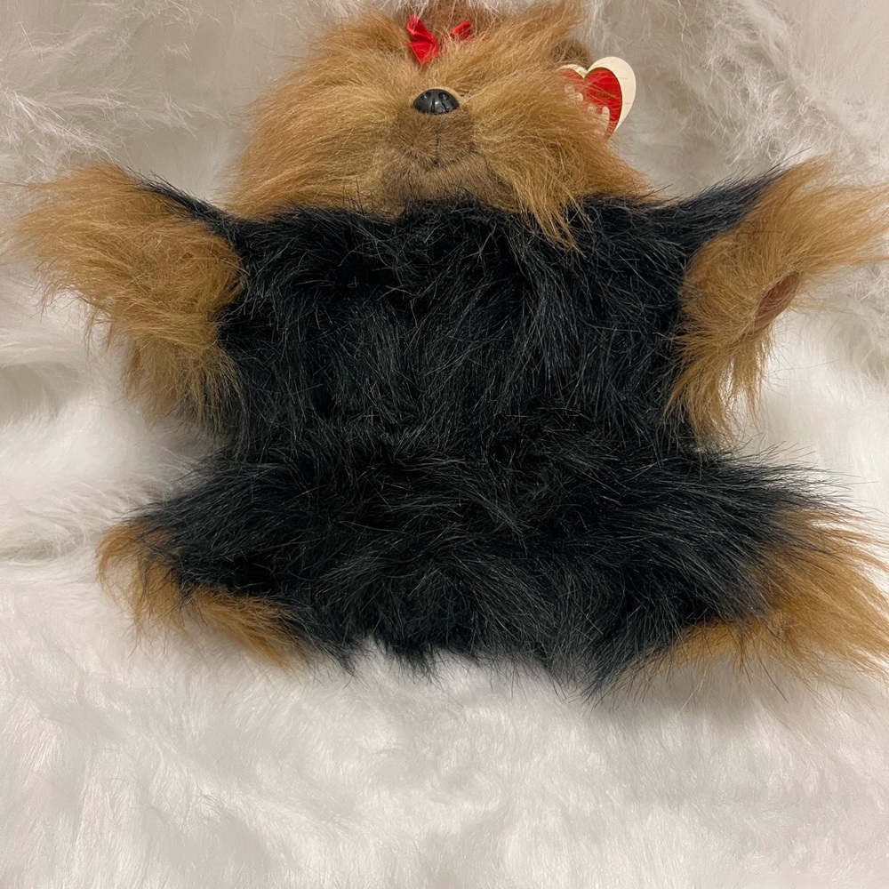 TY BEANIE “Yappy” Dog Plush Stuffed Animal Yorkshire Terrier Yorkie NWT